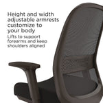 Alera Kempton Ergonomic Fabric Task Chair, Black (ALEKP46BME17)
