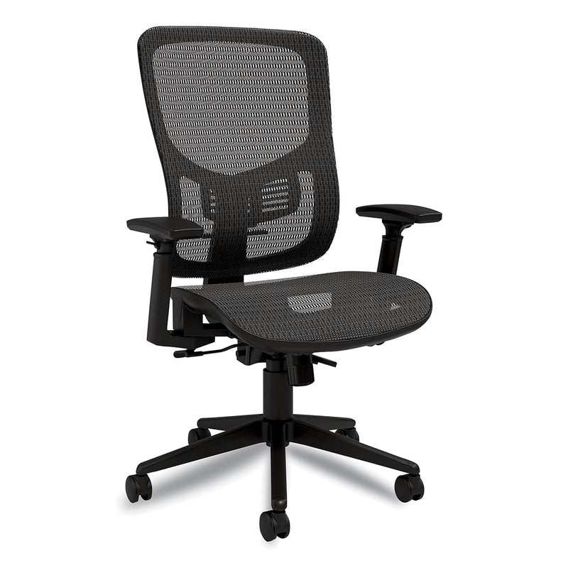 Alera Hollins Ergonomic Mesh Swivel Task Chair, Black (ALEHL42BME18)