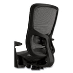 Alera Hollins Ergonomic Mesh Swivel Task Chair, Black (ALEHL42BME18)