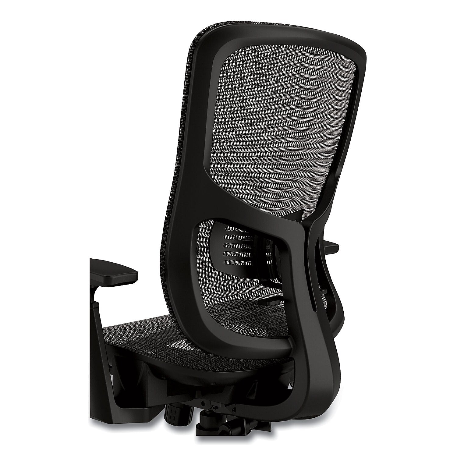Alera Hollins Ergonomic Mesh Swivel Task Chair, Black (ALEHL42BME18)