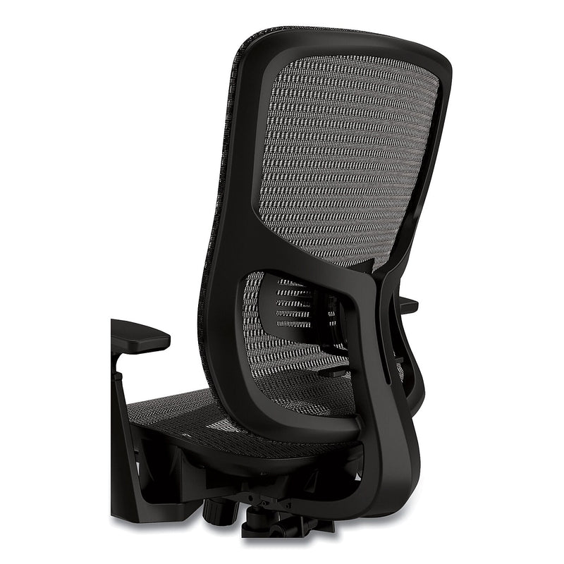 Alera Hollins Ergonomic Mesh Swivel Task Chair, Black (ALEHL42BME18)