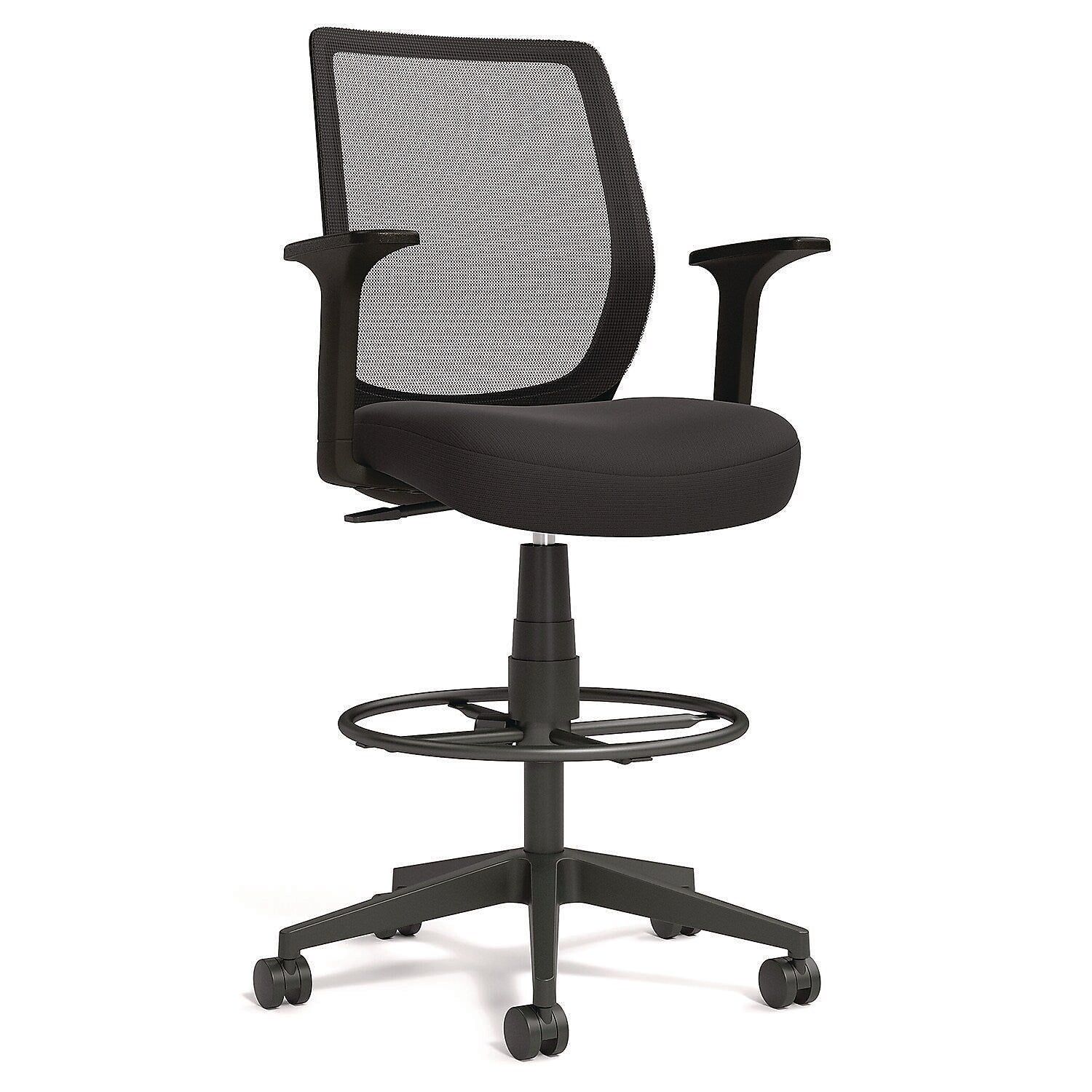 Alera Wessex Ergonomic Fabric Task Chair, Black (ALEWX46BME17)