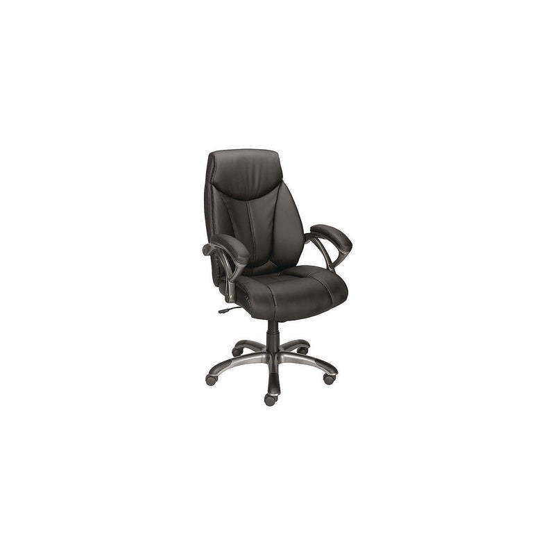 Alera Fulford Ergonomic Leather Manager Chair, Black (ALEFD41B19)