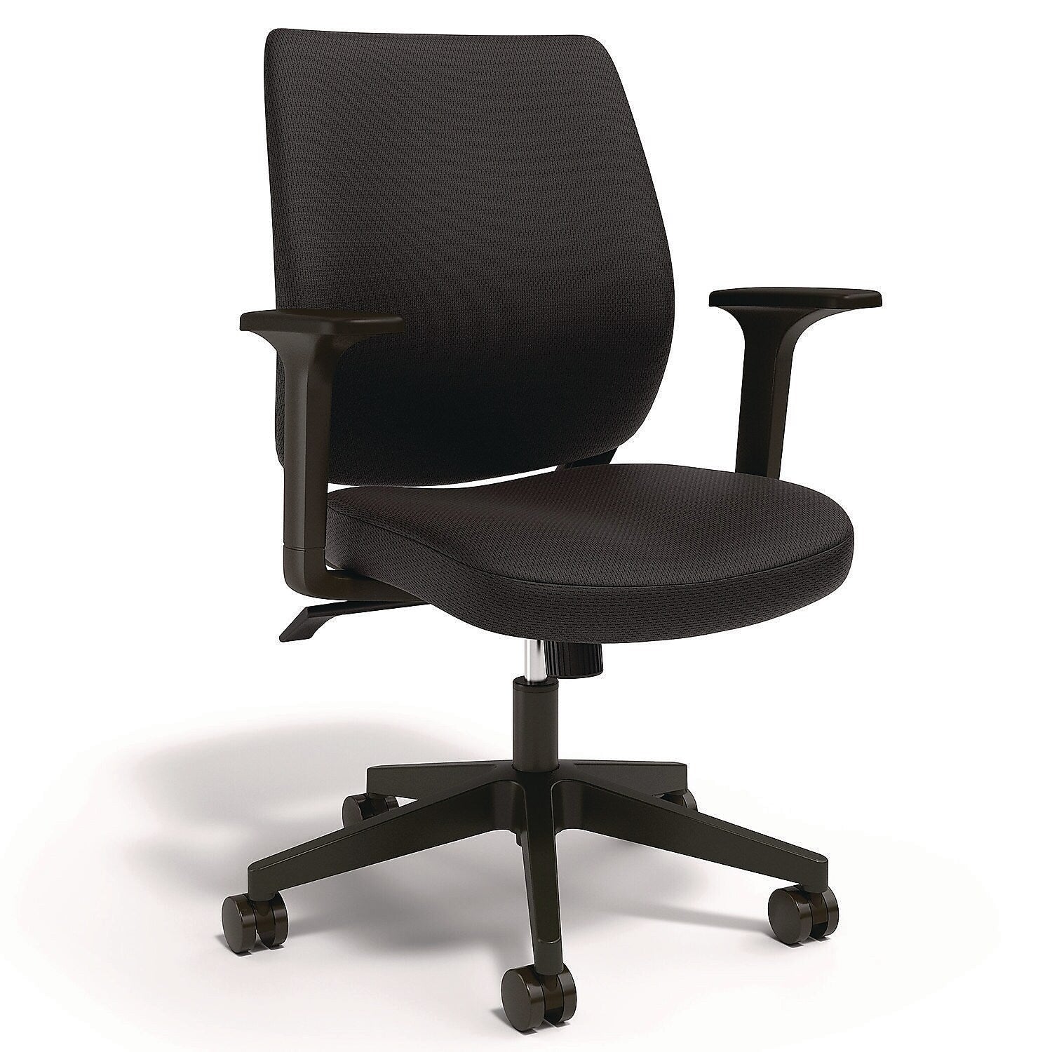 Alera Wessex Fabric Task Chair, Black (ALEWX4217)