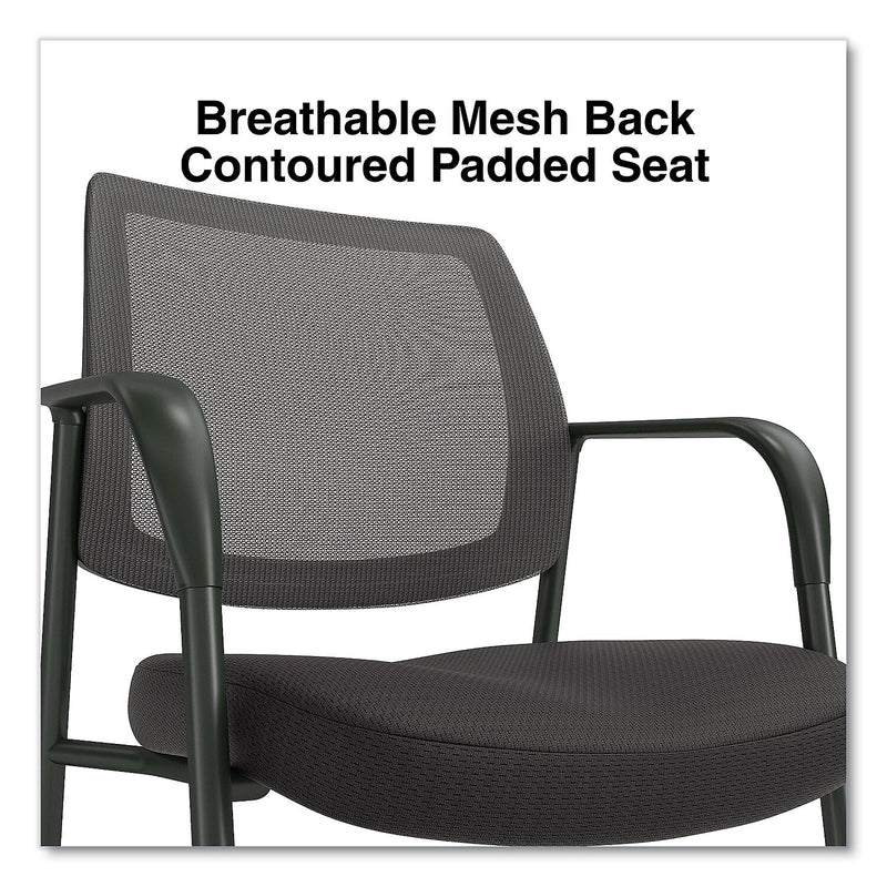 Alera Wessex Fabric Conference Chair, Black (ALEWX43BME17)