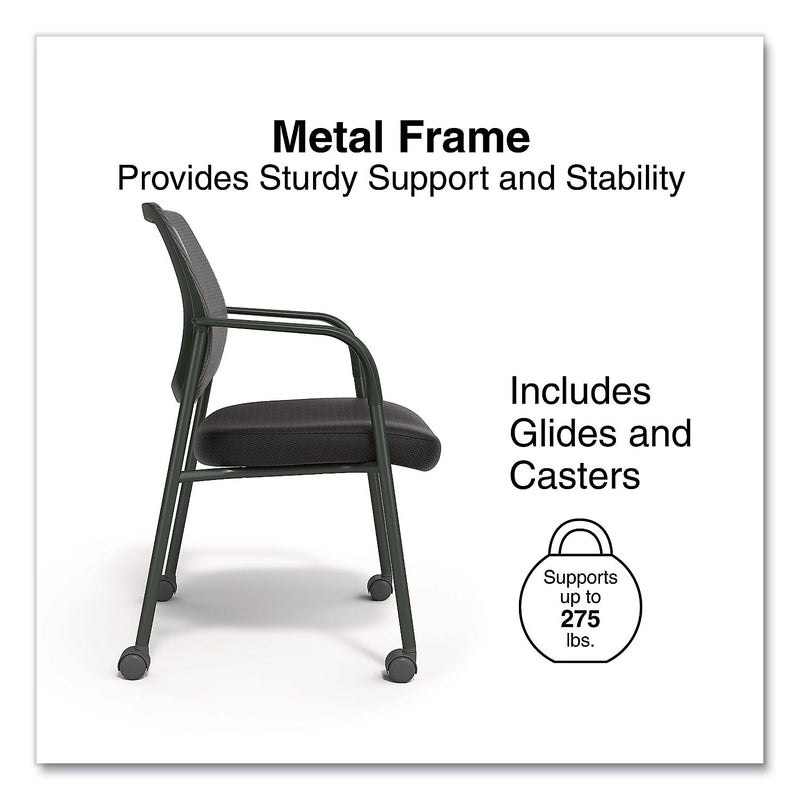 Alera Wessex Fabric Conference Chair, Black (ALEWX43BME17)