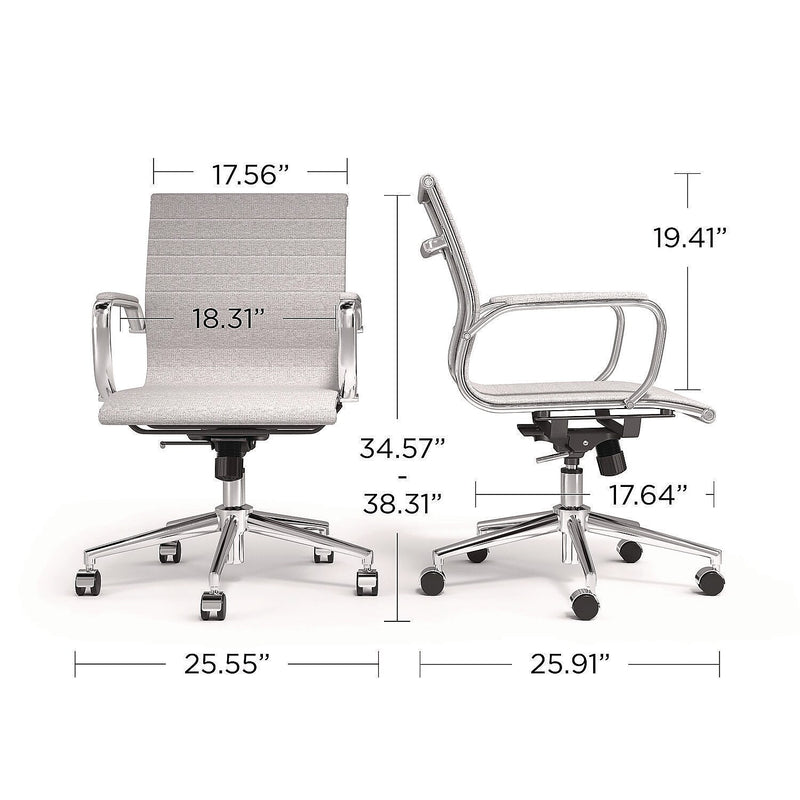Alera Siskin Fabric Manager Chair, Gray (ALESK4244)