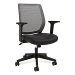 Alera Wessex Fabric Swivel Task Chair, Black (ALEWX42BME17)