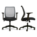 Alera Wessex Fabric Swivel Task Chair, Black (ALEWX42BME17)