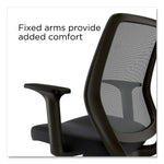 Alera Wessex Fabric Swivel Task Chair, Black (ALEWX42BME17)