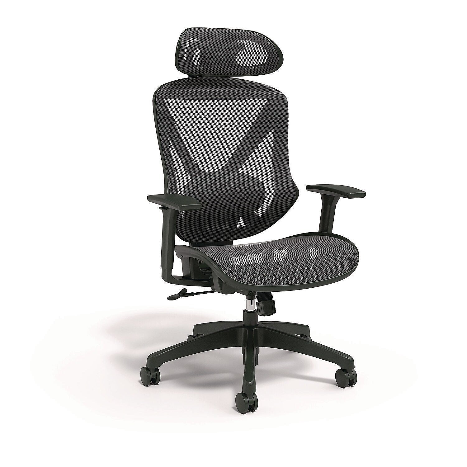 Alera Taunton Ergonomic Mesh Swivel Task Chair, Black (ALETN41BME18)