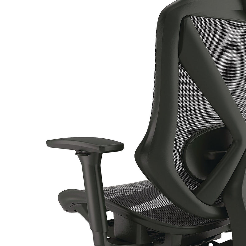 Alera Taunton Ergonomic Mesh Swivel Task Chair, Black (ALETN41BME18)