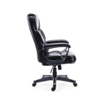 Alera Kirkdale Leather Manager Chair, Black (ALEKD4519)