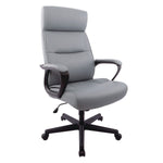 Alera Oxnam Faux Leather Task Chair, Gray (ALEON41B49)