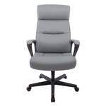 Alera Oxnam Faux Leather Task Chair, Gray (ALEON41B49)