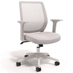 Alera Wessex Fabric Swivel Task Chair, Gray (ALEWX42BME47)