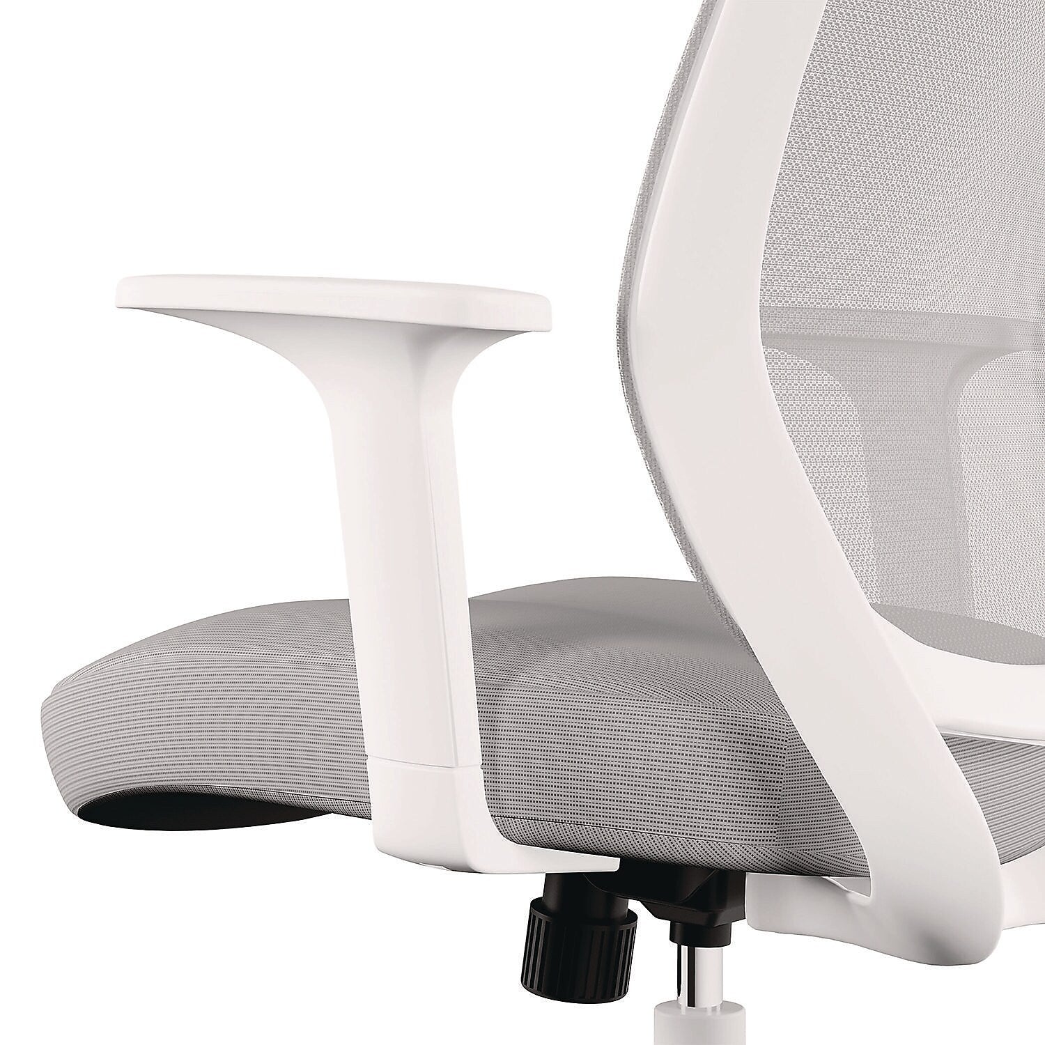 Alera Wessex Fabric Swivel Task Chair, Gray (ALEWX42BME47)