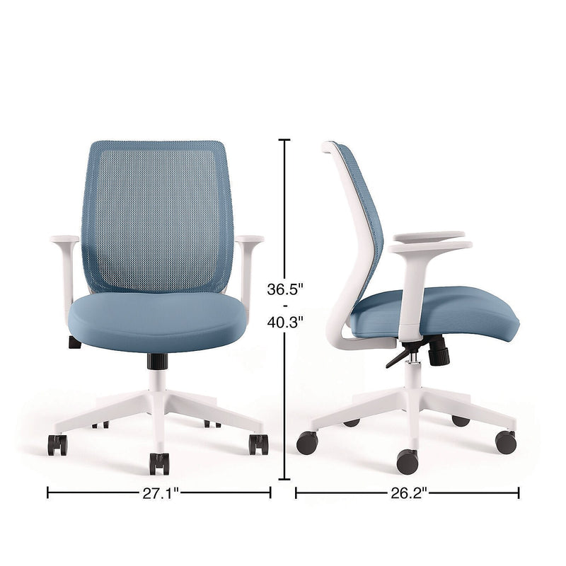 Alera Wessex Fabric Swivel Task Chair, Seafoam (ALEWX42BME24)