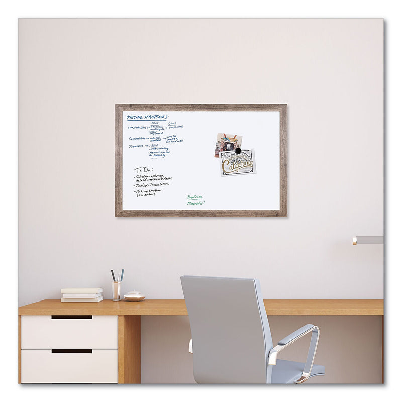 U Brands Magnetic Steel Dry-Erase Whiteboard, 3' x 2' (4890U00-01)