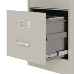 Alera Commercial 2-Drawer Vertical File Cabinet, Letter Size, Lockable, 28.38"H x 15"W x 25"D, Light Gray (ALEHVF1529LG)