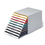 Durable VARICOLOR Plastic Front Loading Stackable Letter Tray, Letter to Folio Size, White (763027)