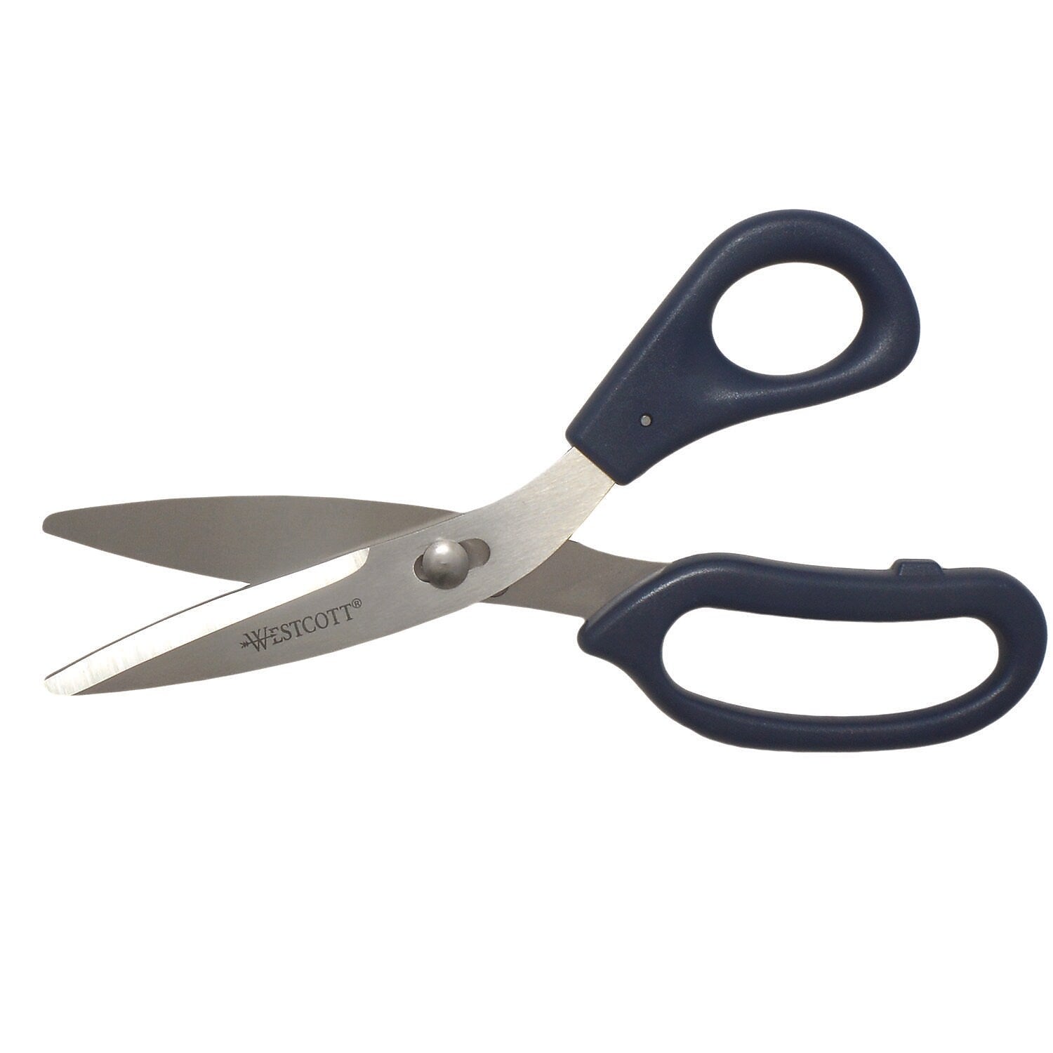 Westcott Power Pivot 8" Stainless Steel Shears, Pointed Tip, Blue (ACM00454)
