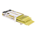 Zebra Z- Grip Retractable Highlighter with Grip, Chisel Tip, Neon Yellow, Dozen (71250)
