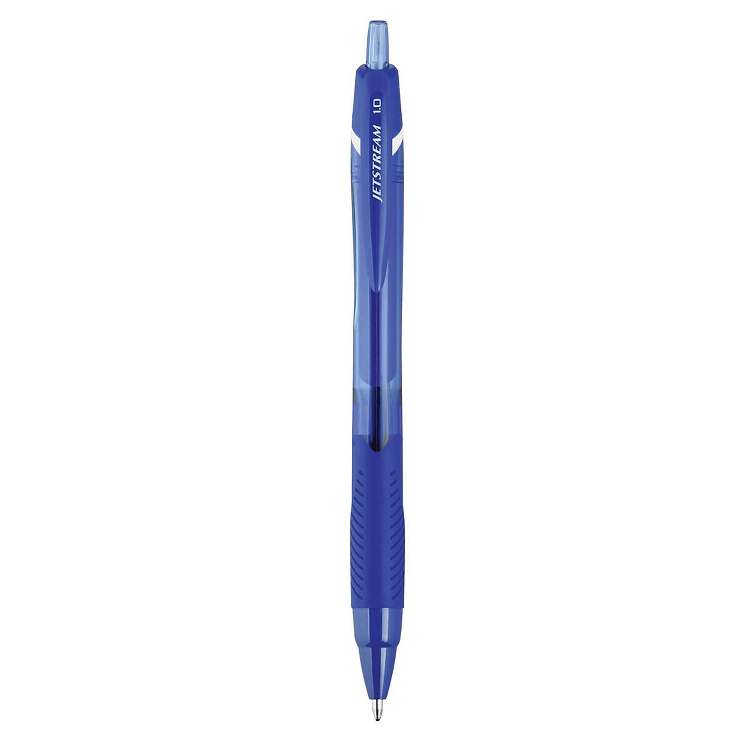 uniball Jetstream Elements Retractable Gel Pen, Medium Point, 1.0mm, Blue Ink, Dozen (70124)