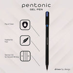 TOPS PENTONIC Gel Pen, Assorted Point, 0.6 mm/0.7 mm/1 mm, Assorted Ink, Dozen (PEN12185)