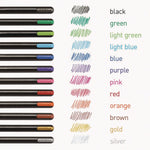 TOPS PENTONIC Gel Pen, Assorted Point, 0.6 mm/0.7 mm/1 mm, Assorted Ink, Dozen (PEN12185)