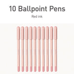TOPS PENTONIC Gel Pen, Fine Point, 0.7mm, Red Ink, 10 Pack (PEN13087)
