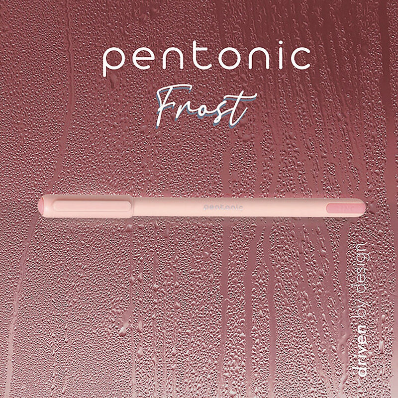 TOPS PENTONIC Gel Pen, Fine Point, 0.7mm, Red Ink, 10 Pack (PEN13087)