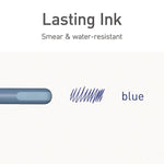 TOPS PENTONIC Gel Pen, Fine Point, 0.7mm, Blue Ink, 10 Pack (PEN13085)