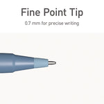TOPS PENTONIC Gel Pen, Fine Point, 0.7mm, Blue Ink, 10 Pack (PEN13085)