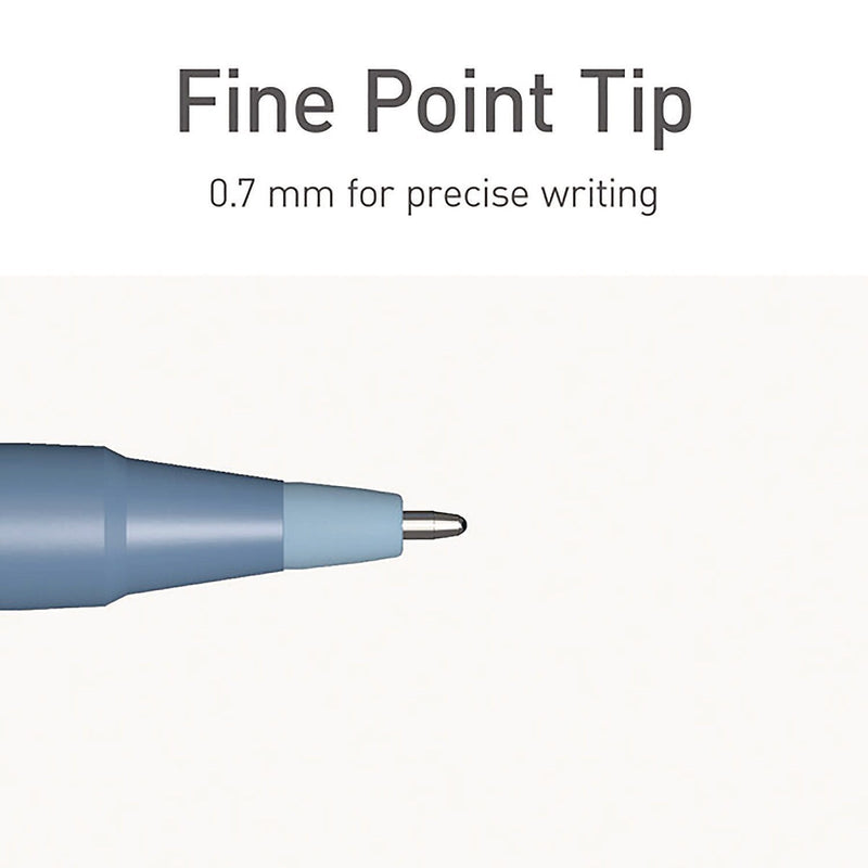 TOPS PENTONIC Gel Pen, Fine Point, 0.7mm, Blue Ink, 10 Pack (PEN13085)