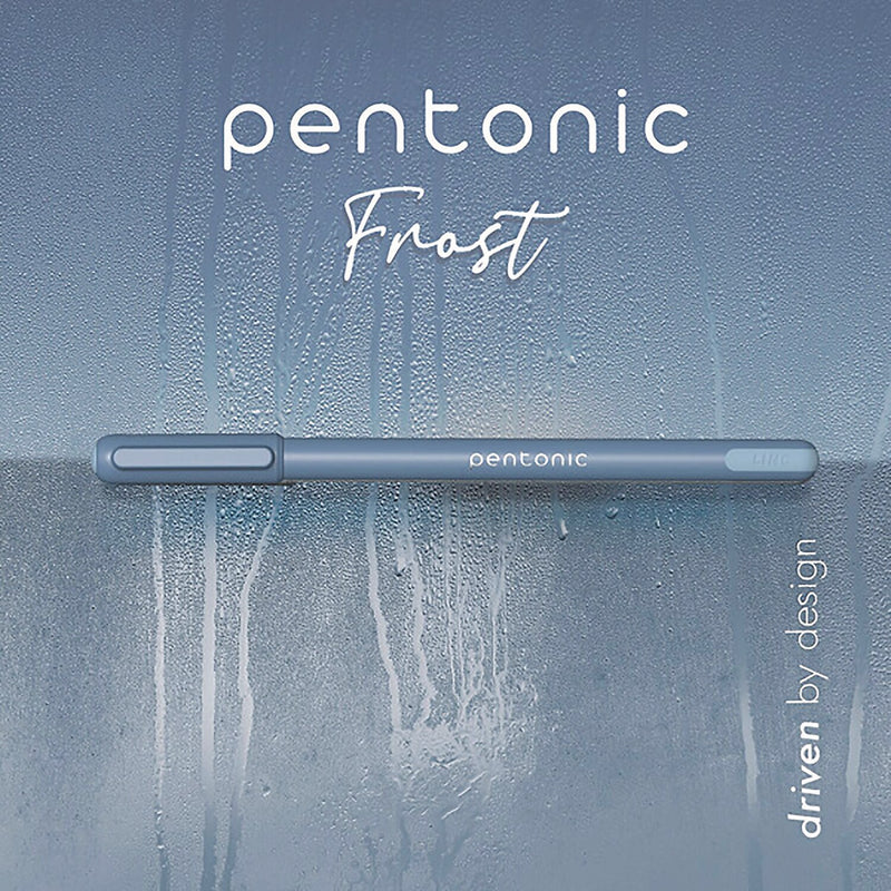 TOPS PENTONIC Gel Pen, Fine Point, 0.7mm, Blue Ink, 10 Pack (PEN13085)