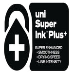 uniball 207 Plus+ Retractable Gel Pen, Micro Point, 0.5mm, Black Ink, Dozen (70606)