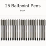 TOPS PENTONIC Ballpoint Pen, Medium Point, 1.0mm, Black Ink, 25 Pack (PEN12128)