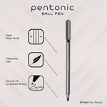 TOPS PENTONIC Ballpoint Pen, Medium Point, 1.0mm, Assorted Ink, 25 Pack (PEN12127)