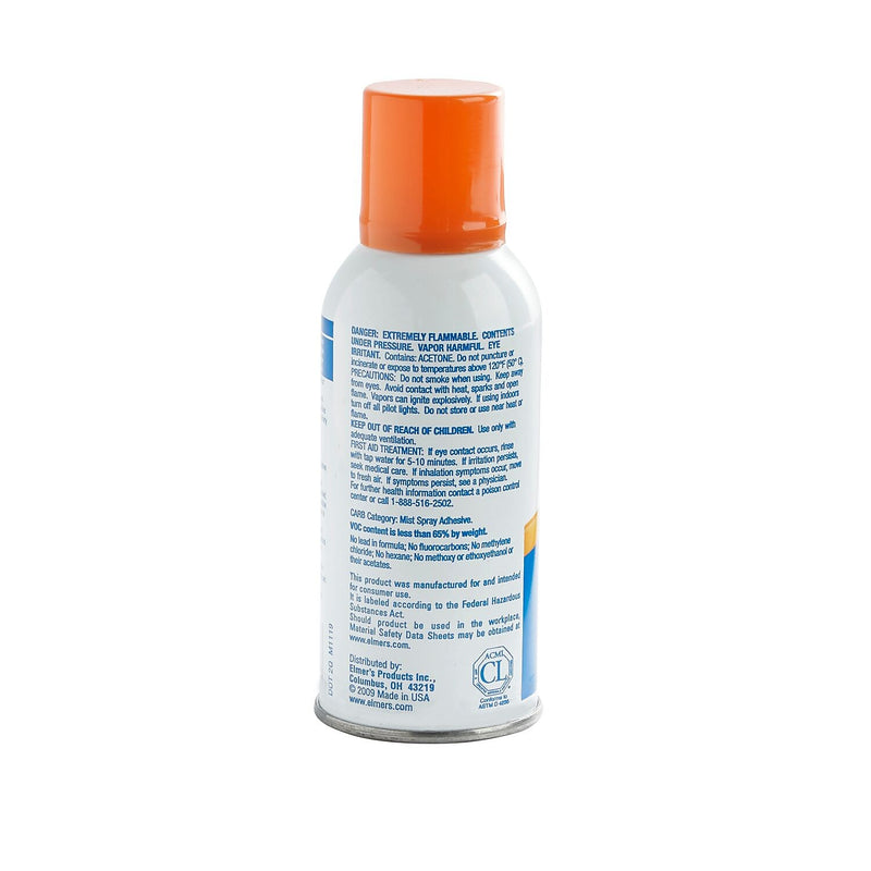 Elmer's Craft Glue Spray Adhesive, 11 oz., Clear, 6/Pack (E451)