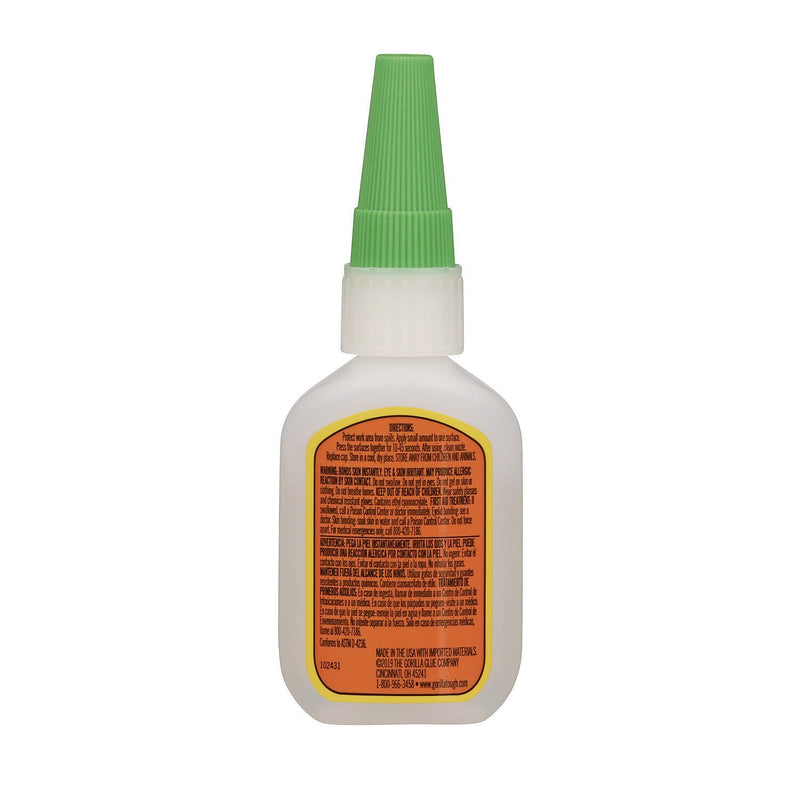 Gorilla Super Glue Gel, 0.88 oz., Clear (102433)