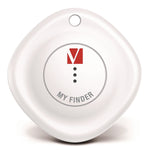 Verbatim My Finder Bluetooth Tracker for Apple iOS, Black/White/Purple, 3/Pack (32132)