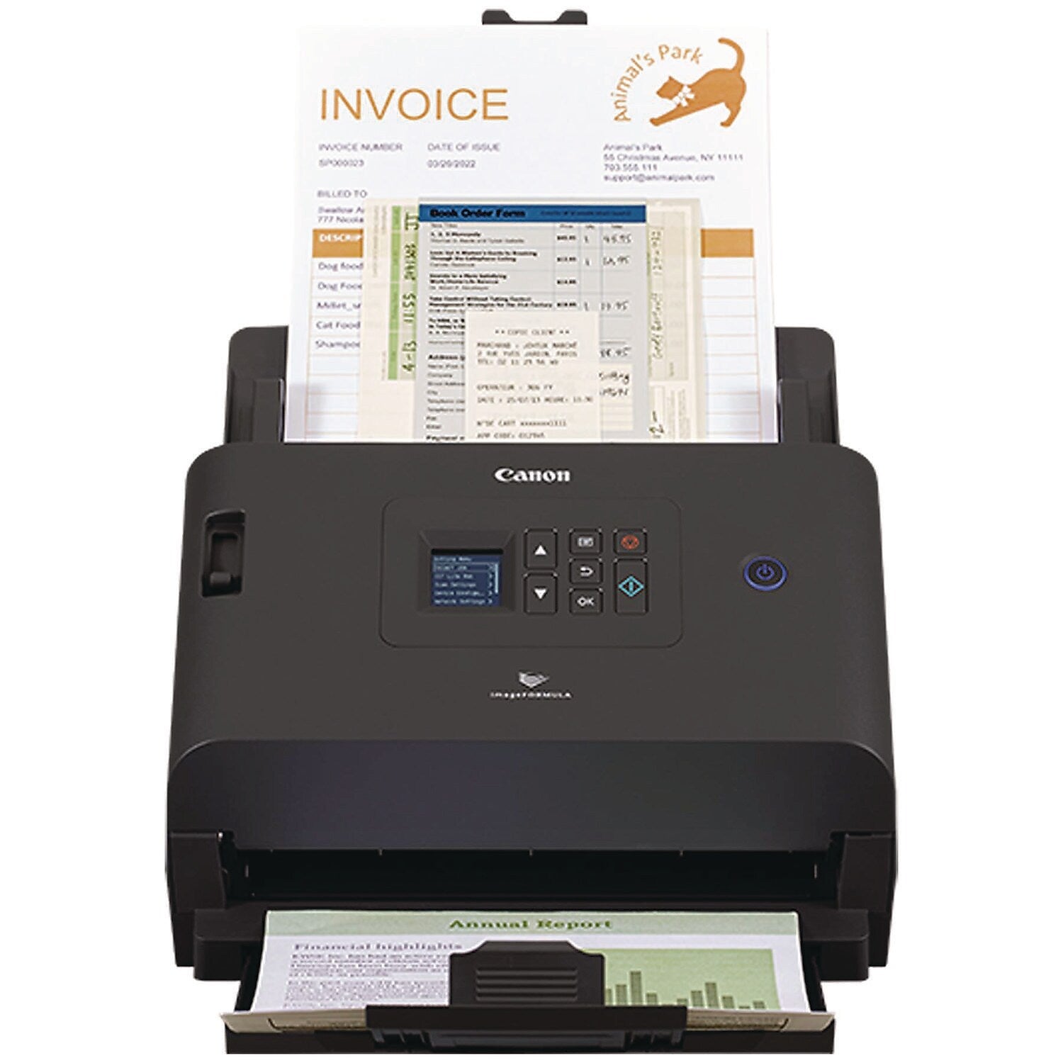 Canon imageFORMULA DR-S250N USB Sheet Scanner, Black (6383C002)