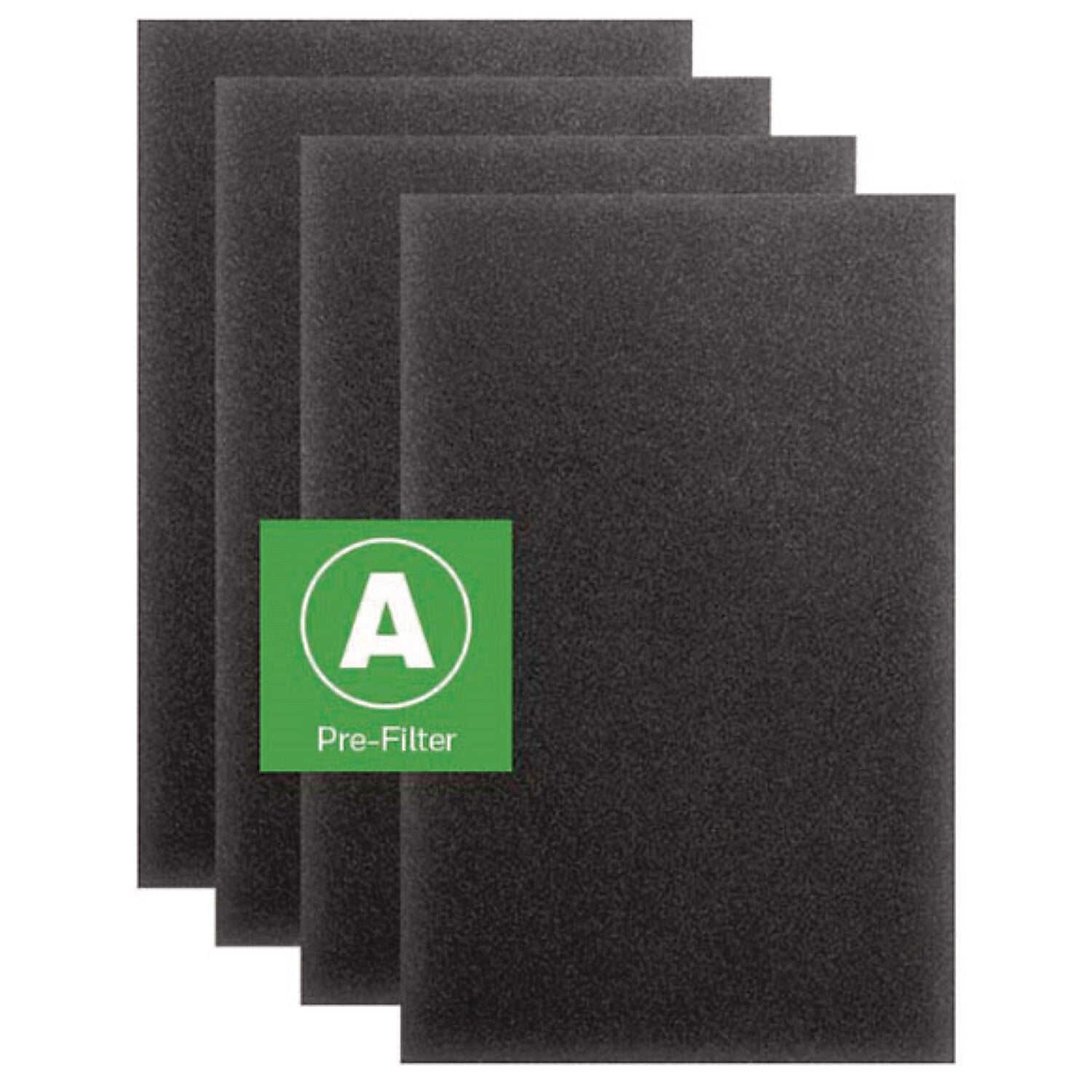 Honeywell Pre-Cut Carbon Pre-Filter Air Purifier Filters,7.4" x 0.2", 4/Kit (HRFA100)