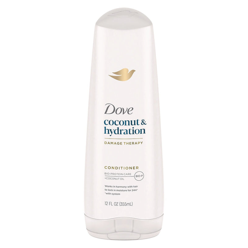 Dove Coconut & Hydration Conditioner, 12 oz. Bottle, 6/Carton (69795720)