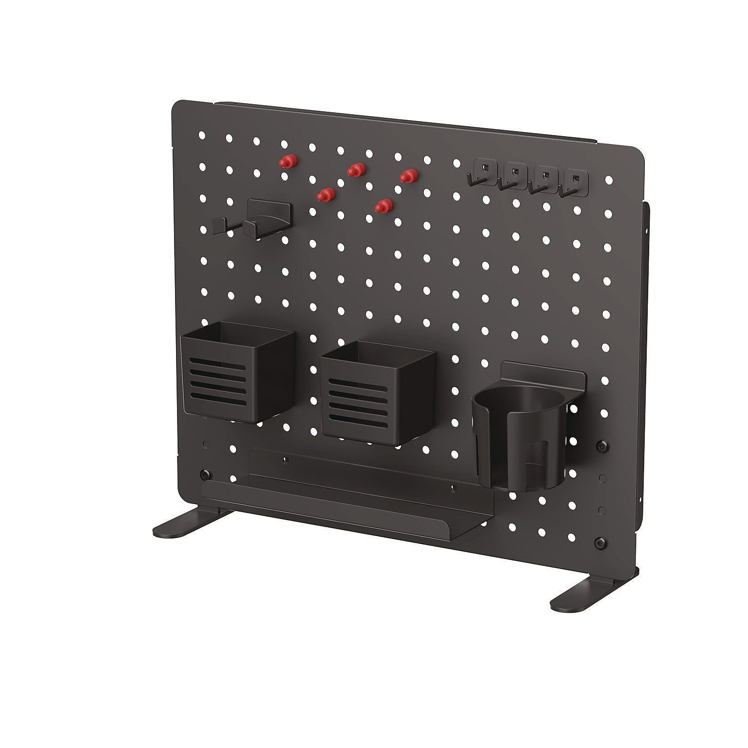 Kantek 17" x 20.58" Pegboard Organizer Kits, Black (PBS120B)