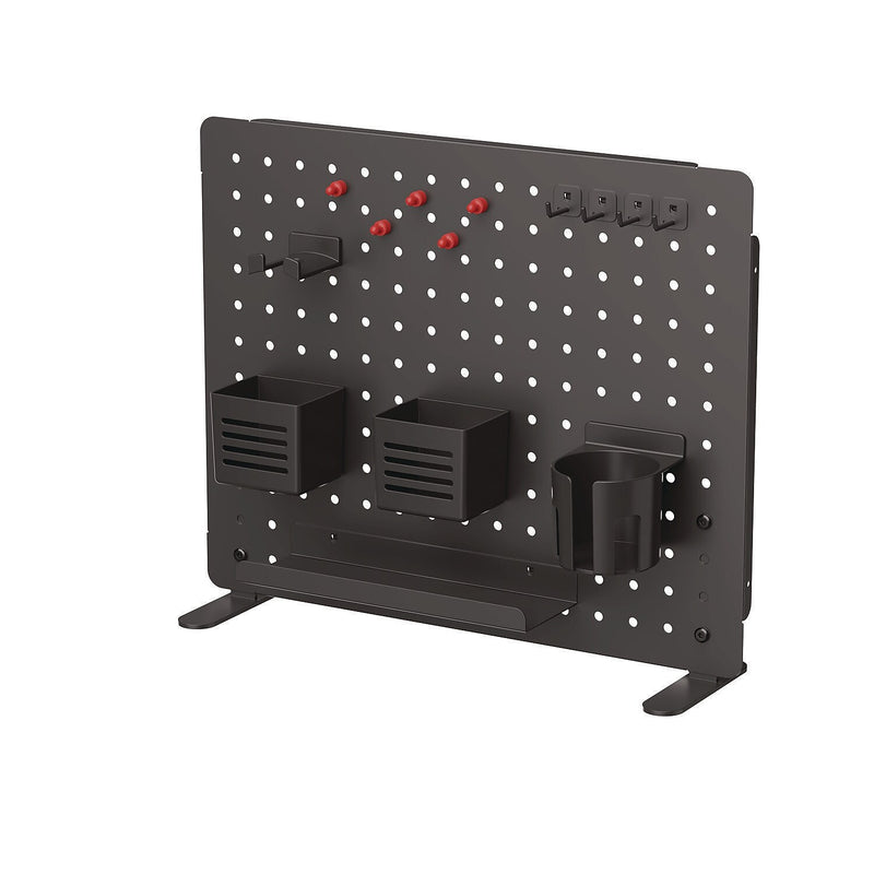 Kantek 17" x 20.58" Pegboard Organizer Kits, Black (PBS120B)