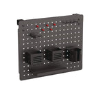 Kantek 17" x 20.58" Pegboard Organizer Kits, Black (PBS120B)