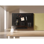 Kantek 17" x 20.58" Pegboard Organizer Kits, Black (PBS120B)