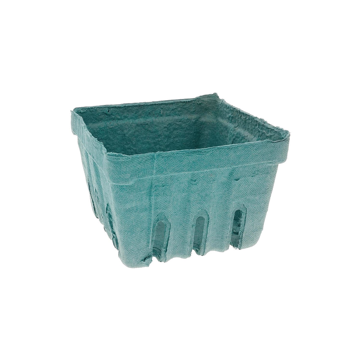 Pactiv Evergreen Berigard 32 oz. Paper Berry Basket, Square, Green, 297/Carton (PCTYM336184)
